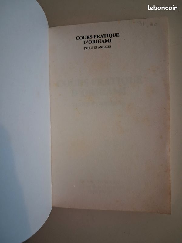 Livre Cours pratique d’origami Trucs et Astuces (image 5)