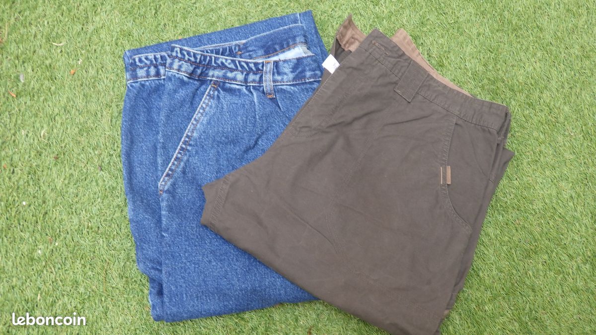 Lot 2 pantalons homme taille 46 (image 1)