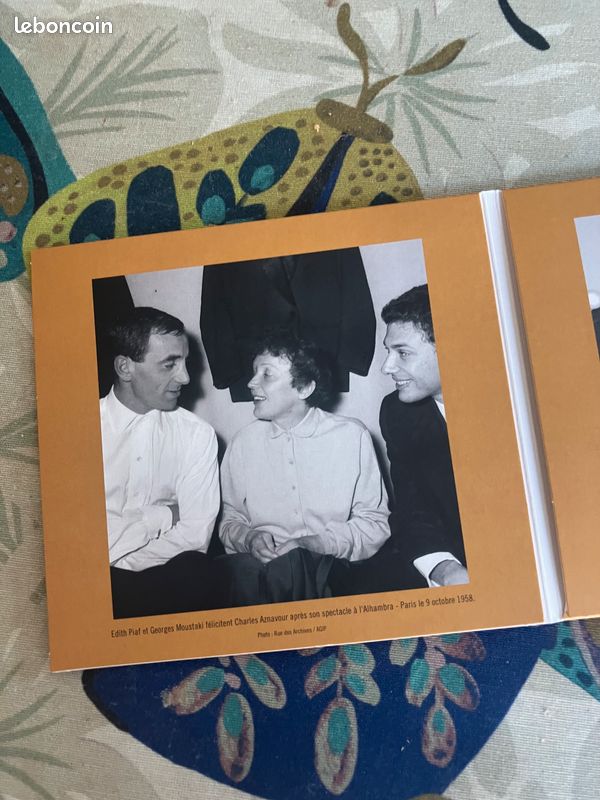 Coffret d'un DVD et de trois CD autour de Charles Aznavour Charles Trenet et Edith Piaf (image 4)