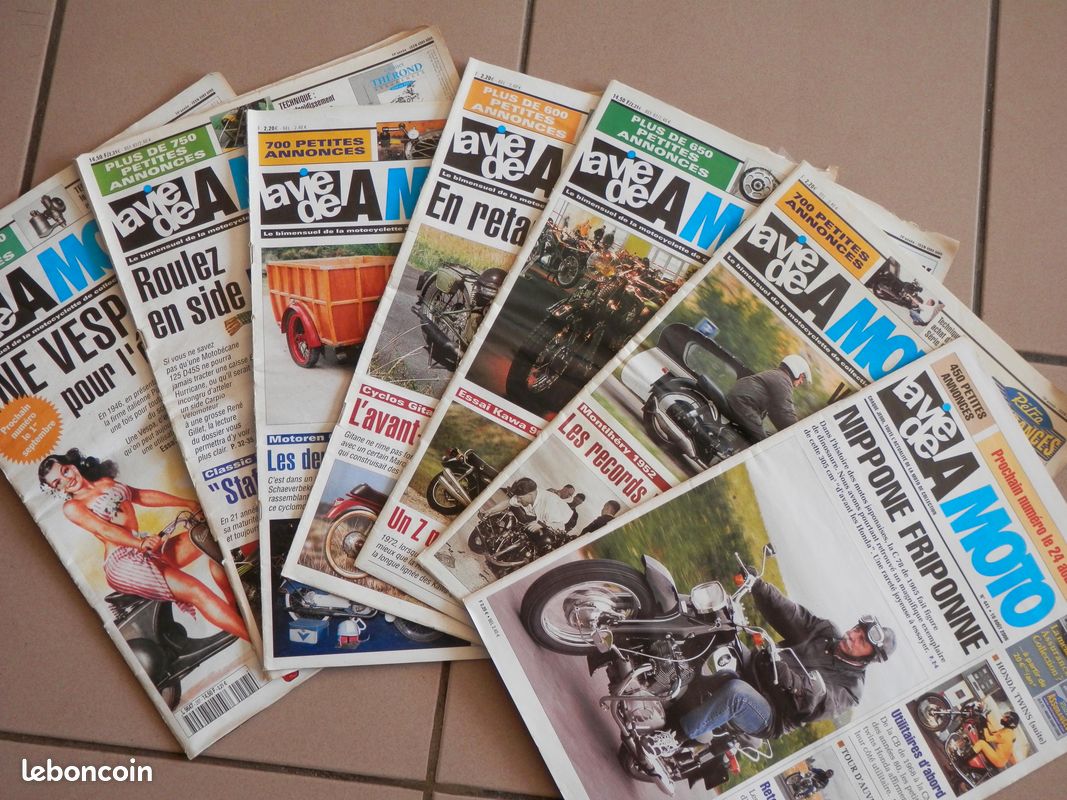 Lot de 7 revues moto LVM (image 1)