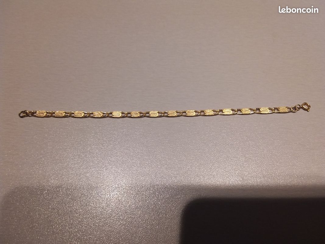 Bracelet dorė neuf 21 cm de longueur (image 1)