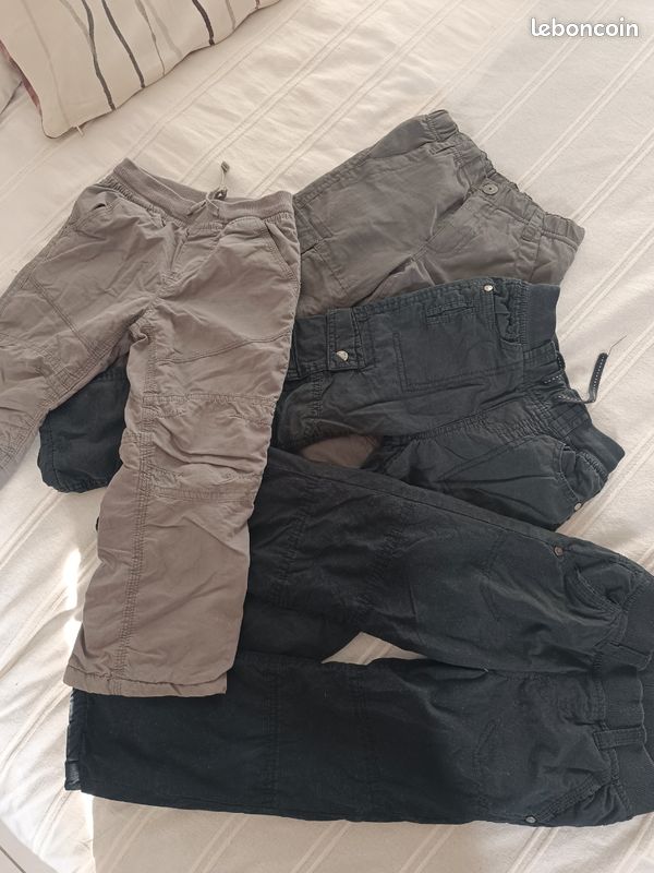 Pantalons doublés polaire (image 1)