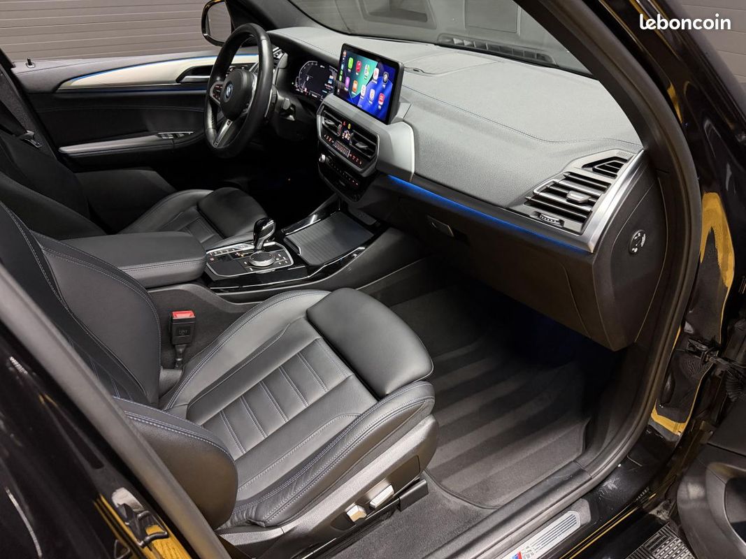 BMW X3 30e 292 cv M SPORT hybride rechargeable ( xDrive30e PHEV ) - JANTES 21 / FULL LED / TOIT PANO (image 15)