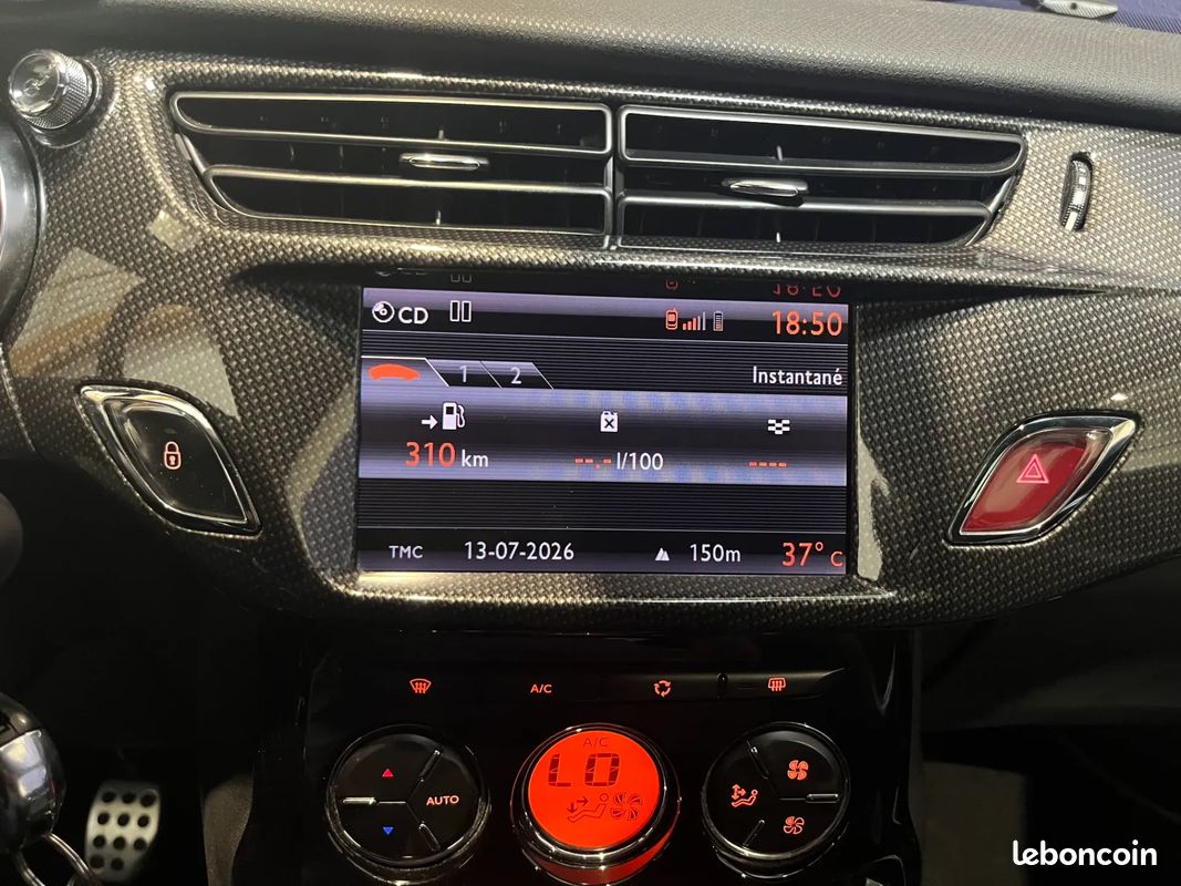 CITROEN DS3 1.6 THP 156 cv Sport Chic - Suivi complet - Radar de recul - Climatisation (image 25)