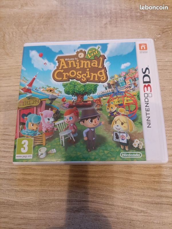 Boîte + Notice Pour Animal Crossing New Leaf (Nintendo 3DS) - SANS Le Jeu, Très Bon état