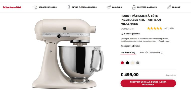 GVODE Accessoire Coupe-légumes pour Kitchenaid Robot Pâtissier