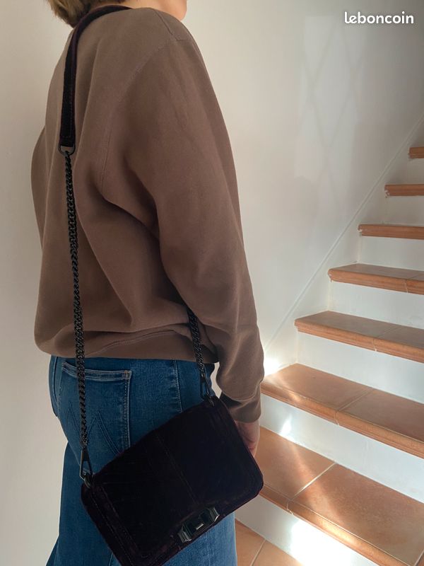 Sac bandoulière Rebecca Minkoff en velours (image 17)