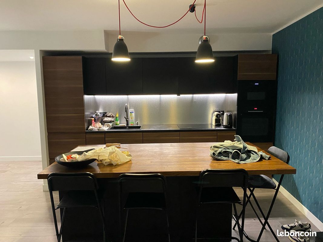 Cuisine IKEA + ilot central sur mesure (image 5)