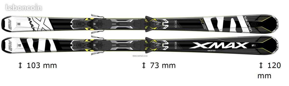 X12 Skis Salomon X Max X12 2017 Skis SALOMON X-MAX X12 Power Frame
