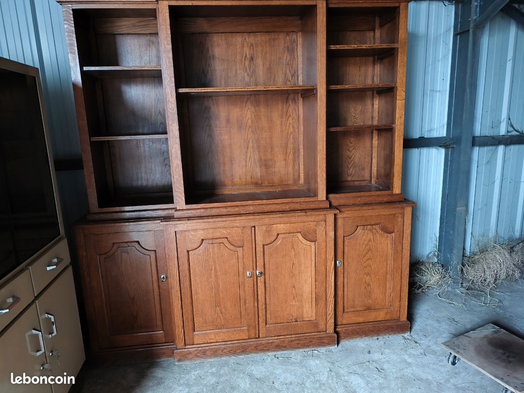 Bibliothèque, buffet en bois massif (image 1)