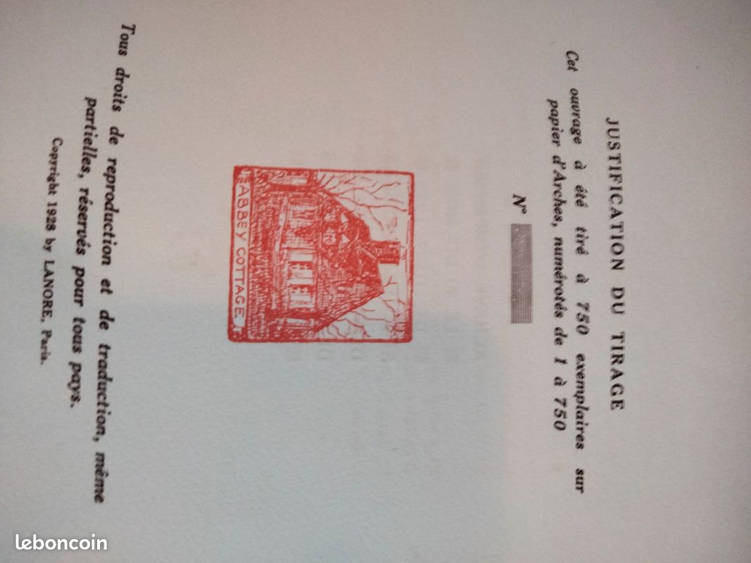 Rare les dix lépreux dédicacé rené des granges gravures bisson numéroté sycomore (image 4)