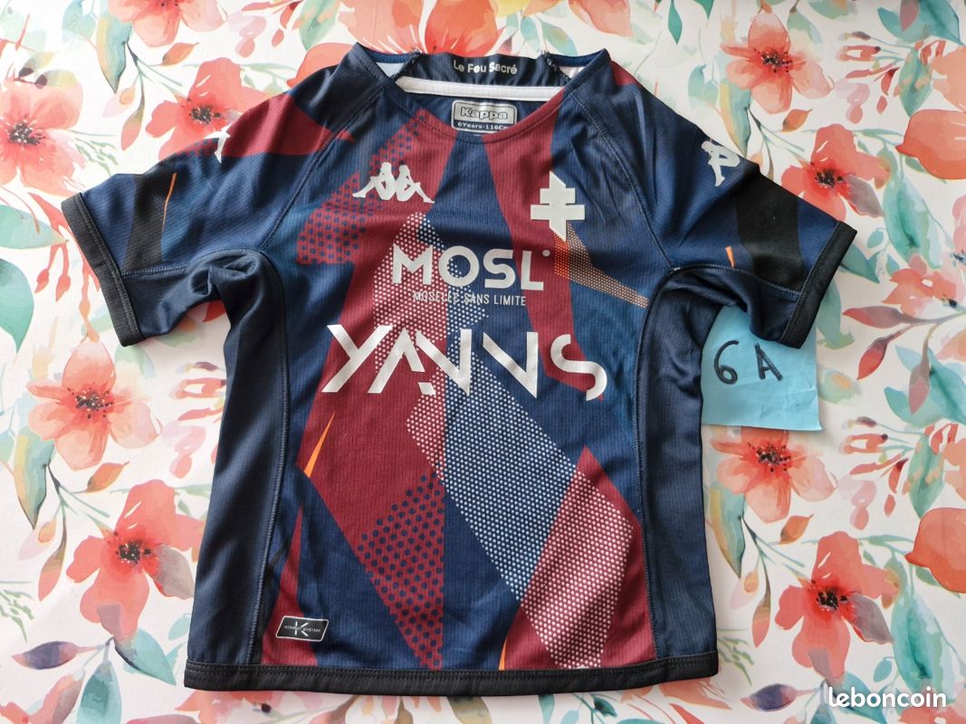 Metz Home Maillot de foot 1996 - 1997. Sponsored by Sollac