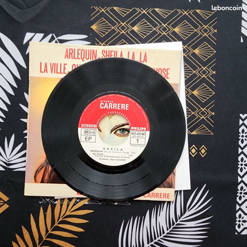 Sheila - arlequin - 45T (image 3)