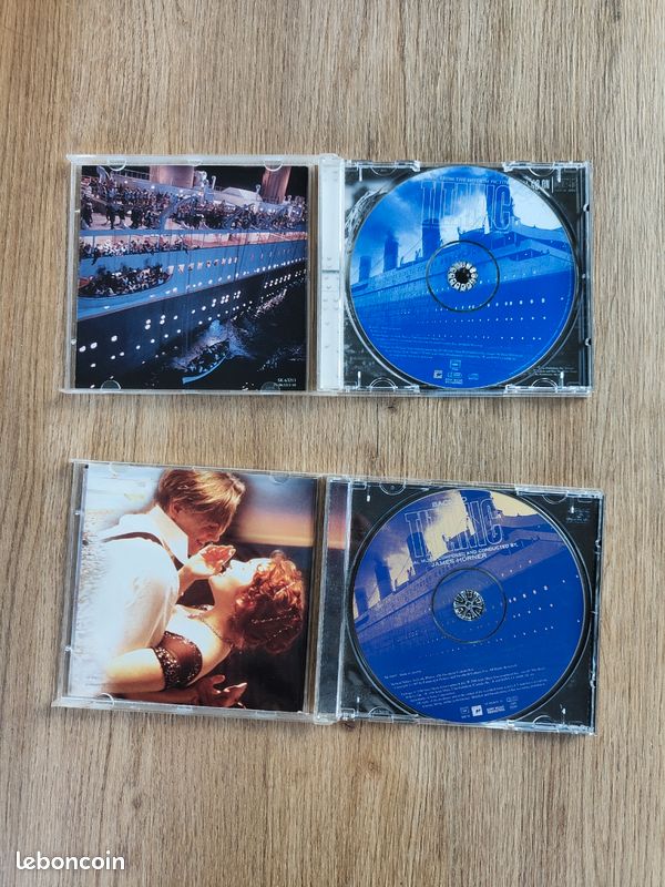 Lot de 2 CD musique film Titanic (image 2)