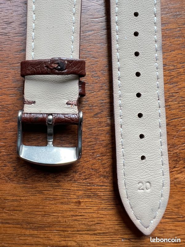 Bracelet Flash Bride Chasseur Anglais Cuir Marron Devoucoux – Taille M – Neuf Avec étiquette