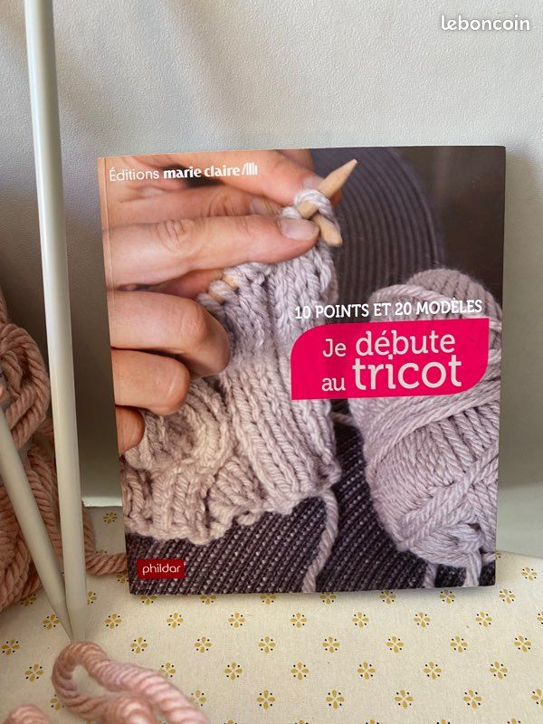 Kit Debutant Tricot PHILDAR (4pelotes, 2 Aiguilles, 1livre) (image 5)