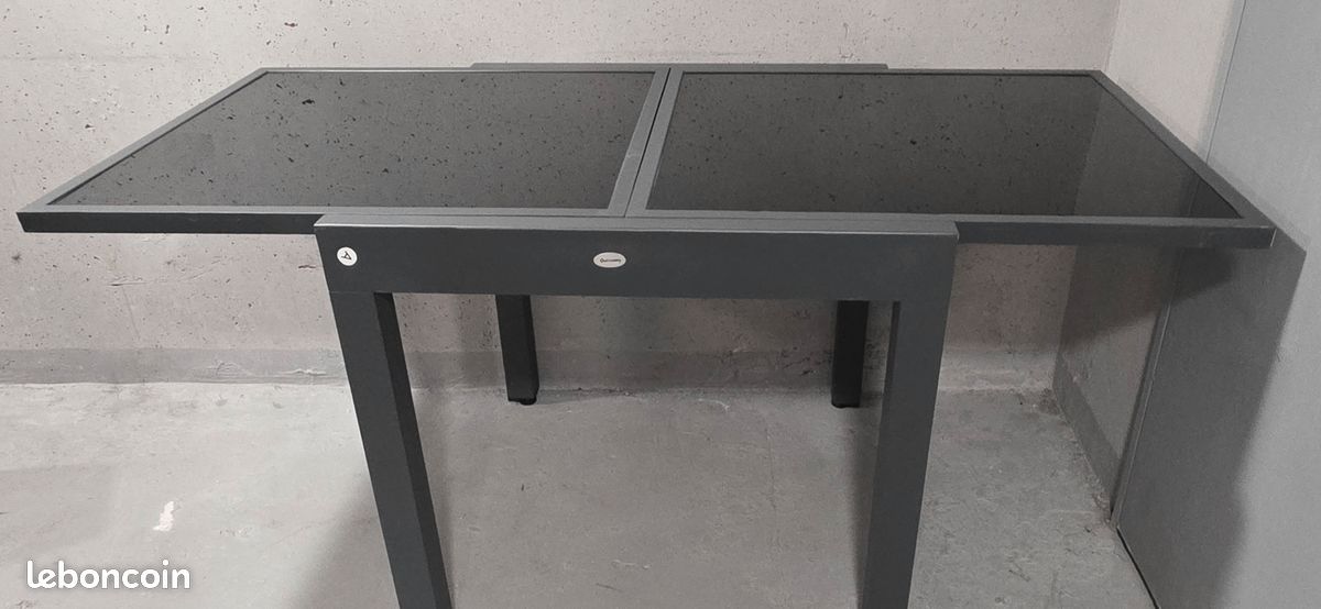 Table alu/verre (image 3)