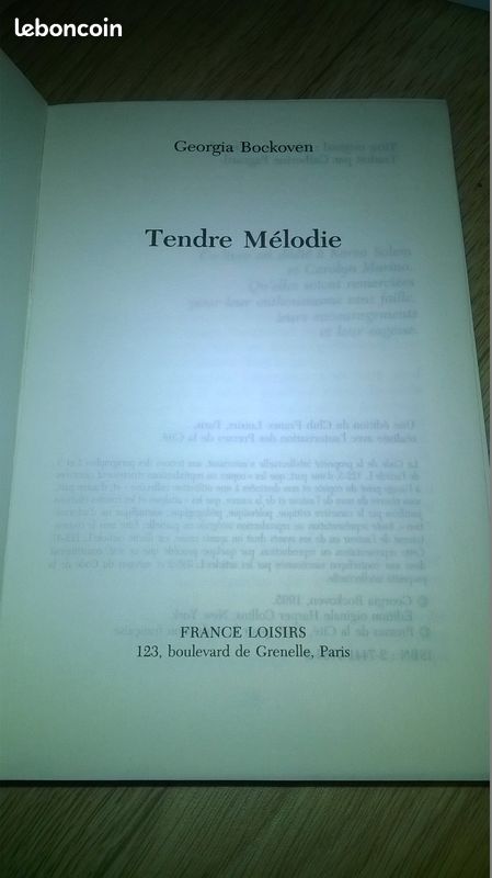 Georgia BOCKOVEN : Tendre mélodie (image 3)