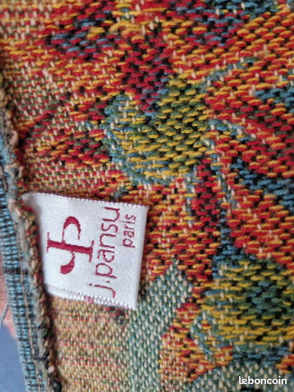 Plaid et 2 coussins Tapisseried'Halluin Jules Pansu (image 2)