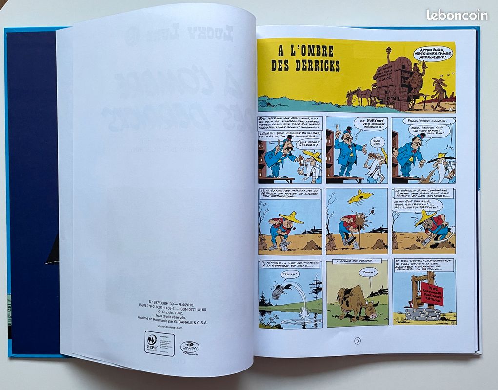 Spirou / Lucky Luke - BD rare - Erreur d'impression (image 5)