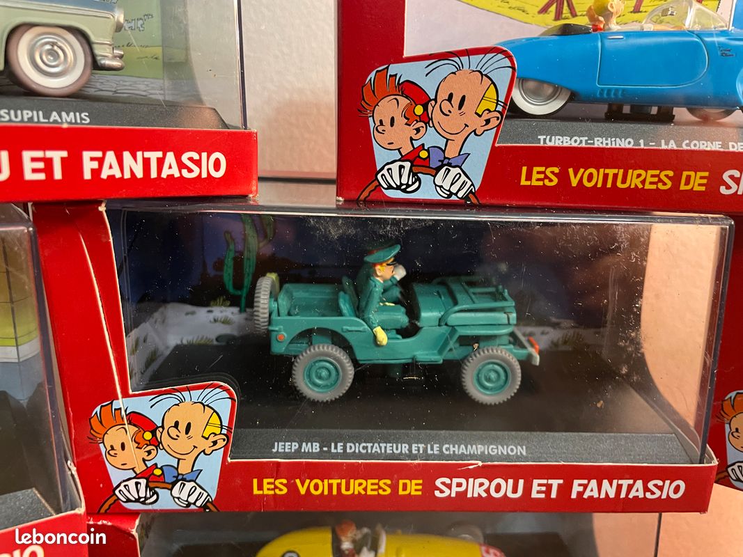 15 Figurines voitures personnages Spirou (image 5)