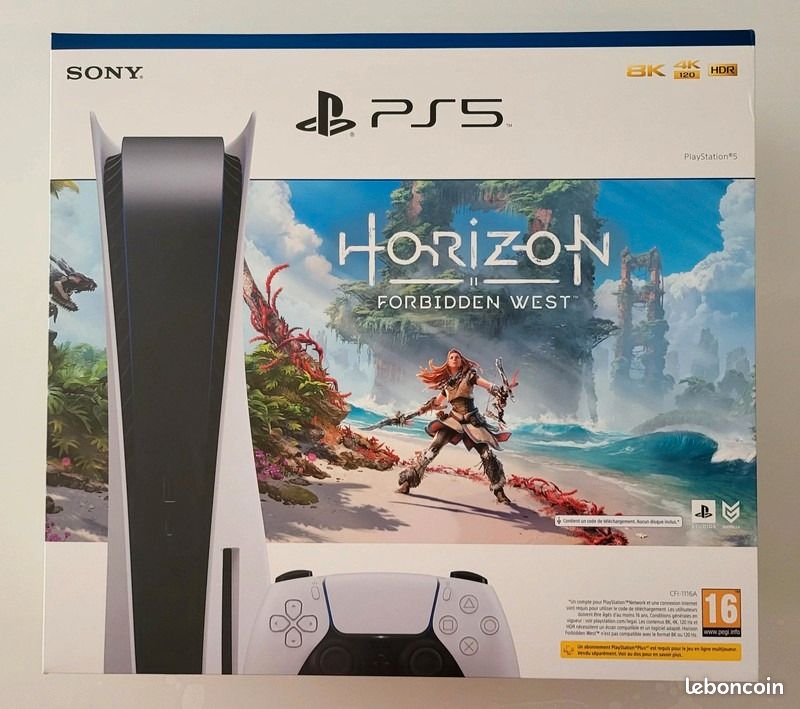 Console PS5 lot entier Jeux + 2 Manettes (image 2)