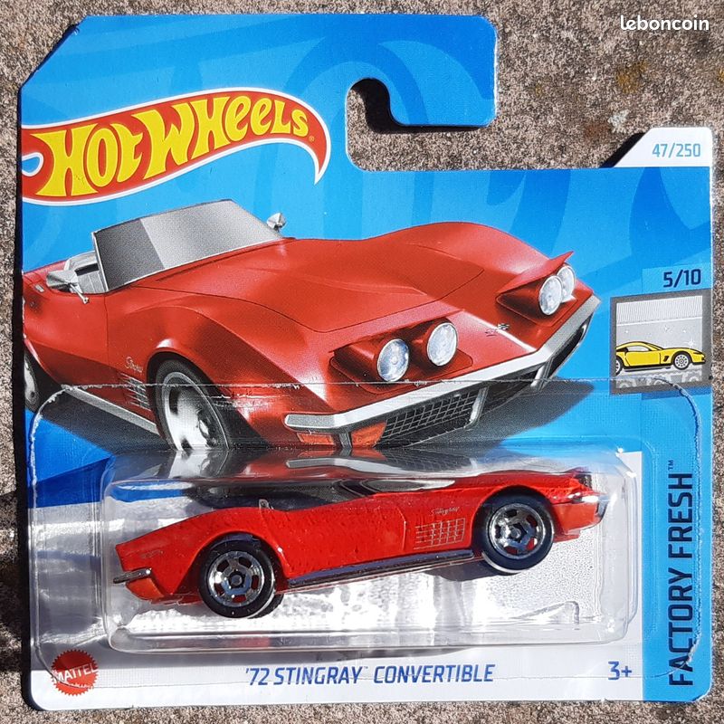 Hot Wheels Corvette Stingray Convertible '72 (image 1)