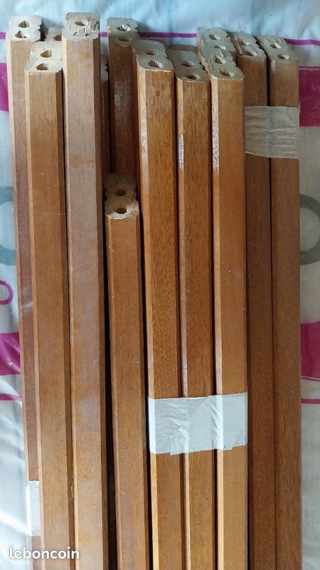 Barreaux avec support pour escalier bois (image 1)