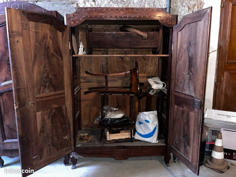 Armoire 2 portes - Louis XVI (image 4)