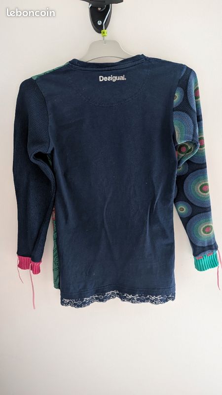 Tee-shirt manches longues Desigual 11/ 12 ans (image 10)