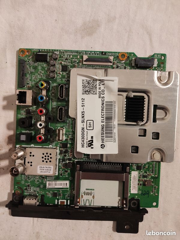 Carte Mère LG H955 D'origine - Pour Pièces, Bloquée Sur Logo Au Démarrage