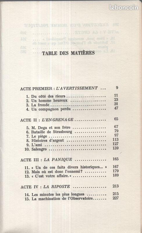 960V - Philippe ALEXANDRE / Exécution d'un homme politique (image 3)