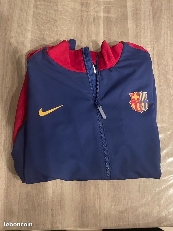 Veste avant match fc Barcelone taille L neuve avec étiquette (image 2)