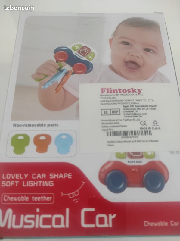 Jouets De Dentition Pour Bébé Infatot® Crinkle Sheets, Lot De