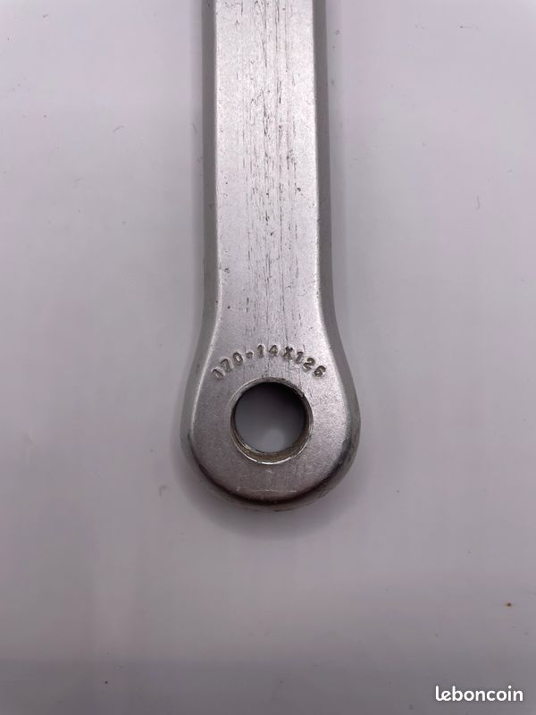 Ancien pédalier Vélo 1920 - 44t 165 mm Old Bike Crankset Bici Peugeot