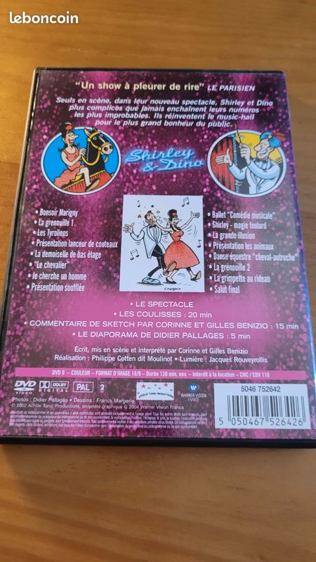 DVD Shirley et Dino au théâtre de Marigny (image 2)