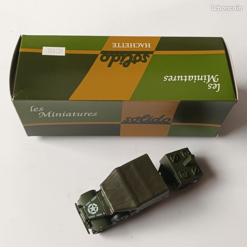 Le Dodge WC 51 4x4 bâché en miniature militaire Solido au 1/50e