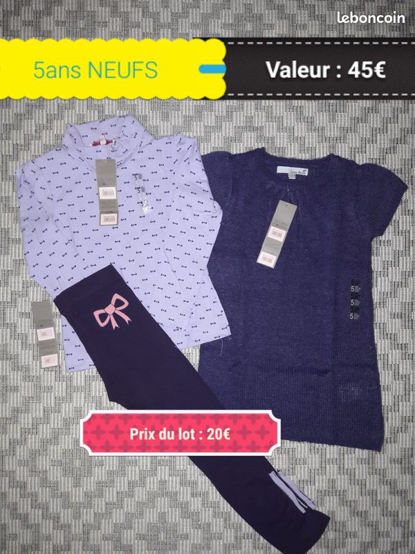 Diff. Vêtements fille 5 ans (image 12)