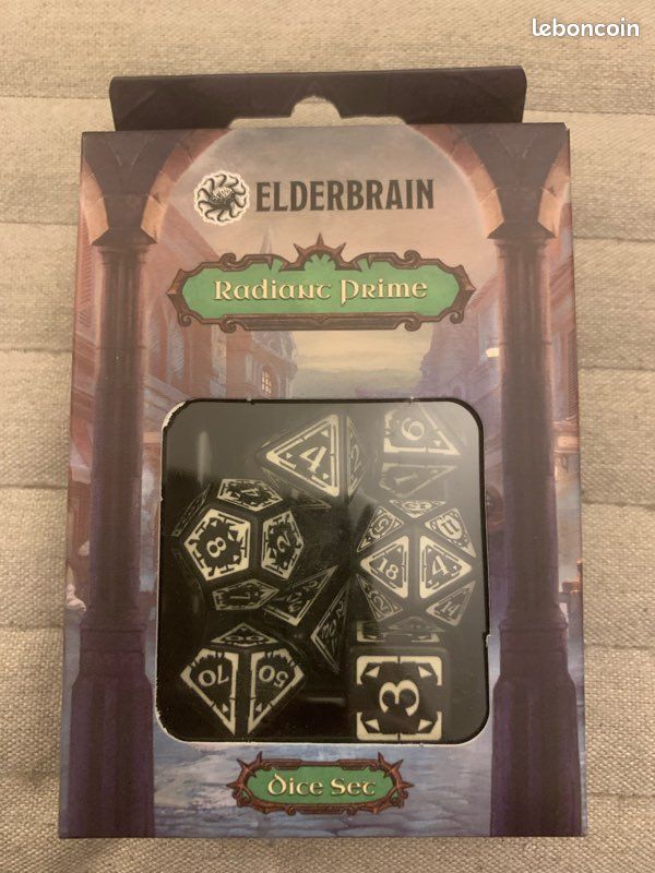 Set de 7 dés Radiant Prime pour Donjons Dragons (image 1)