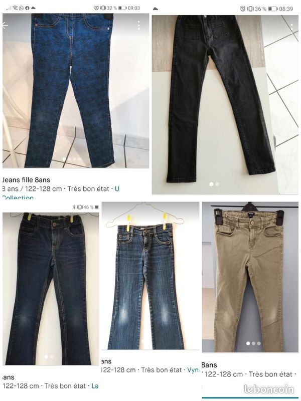 Lot vêtements fille 7-8ans (image 5)