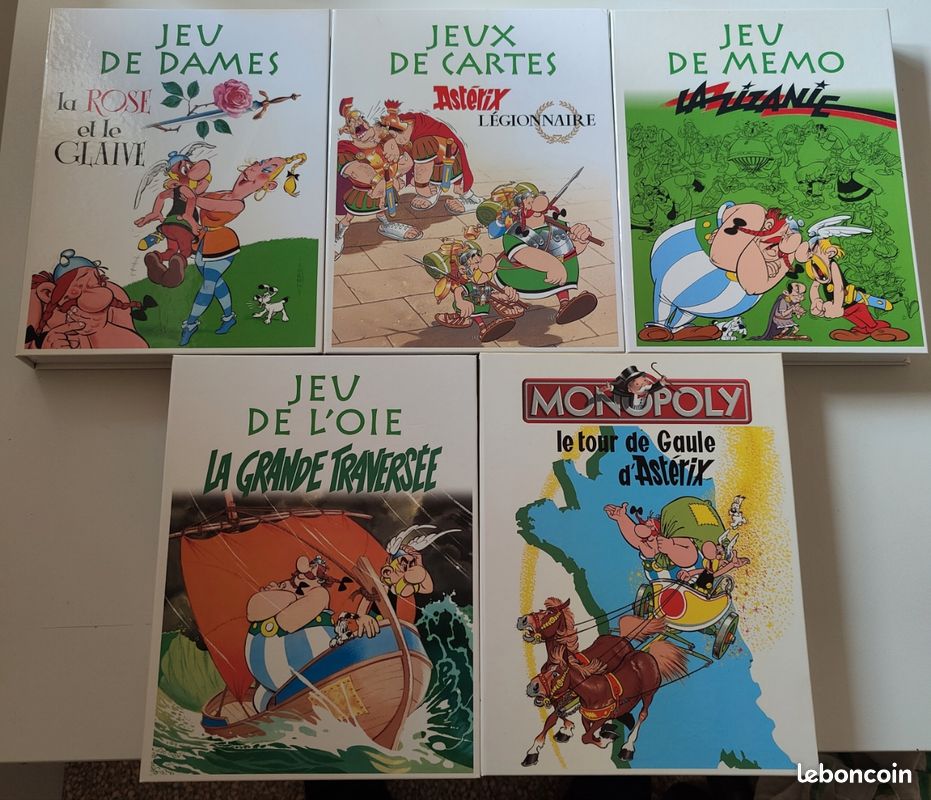 Jeu De Société Atlas Astérix Et Obélix - Loto Par Hasbro - Occasion