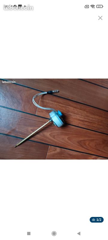 Thermostat chauffe-eau sous évier (image 1)