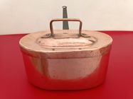 Daubière En Cuivre Massive Française 19ème Siècle - Marmite étamée Antique - Électrique & Gaz