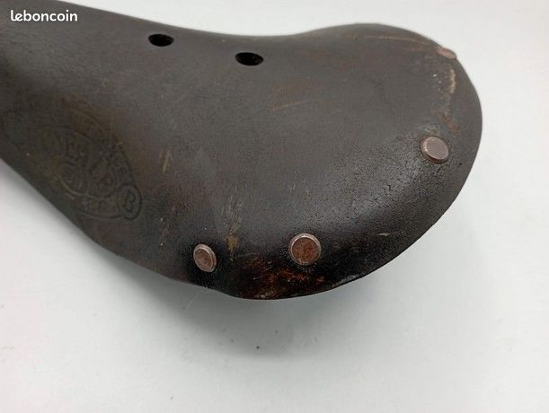 Selle de vélo en cuir Idéale Type Record TB n°80 Made in