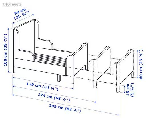 Lit extensible enfant (image 3)