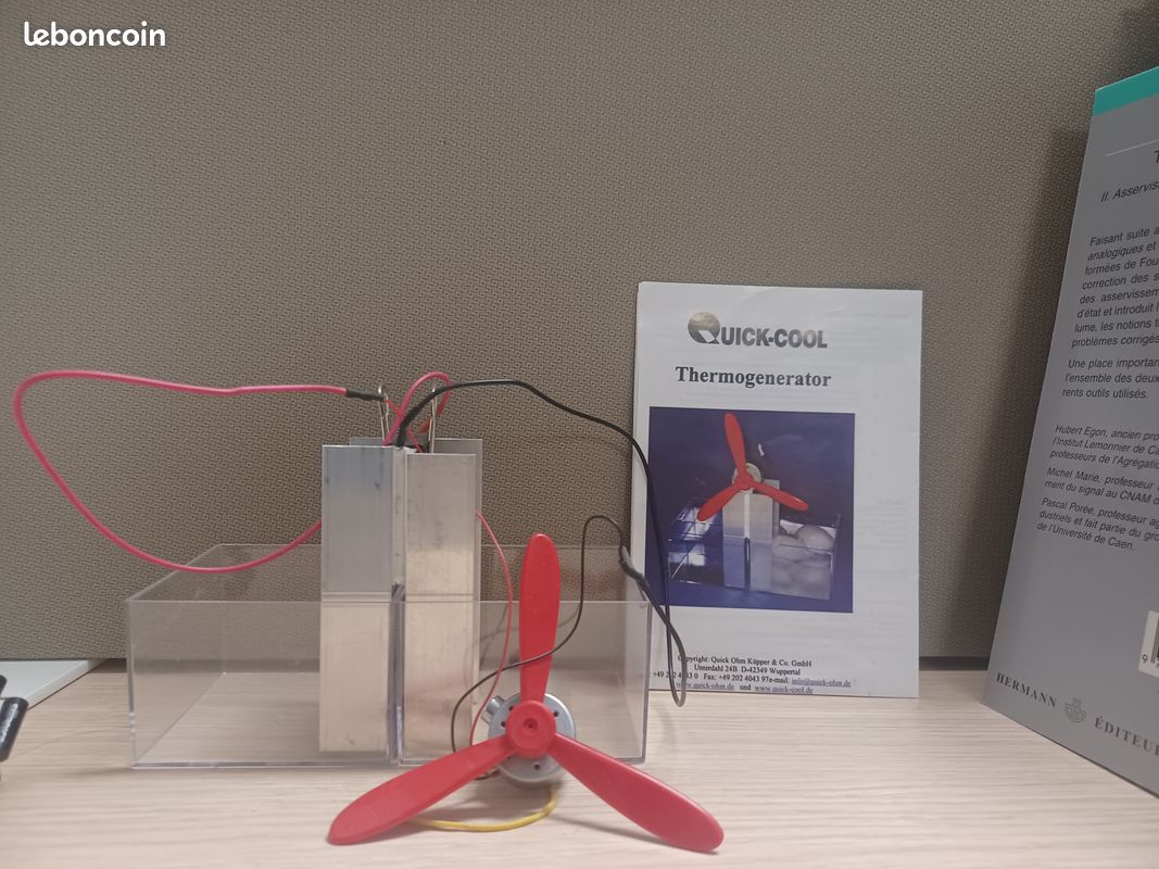 Kit pédagogique effet Pelletier / principe des thermocouples (image 1)