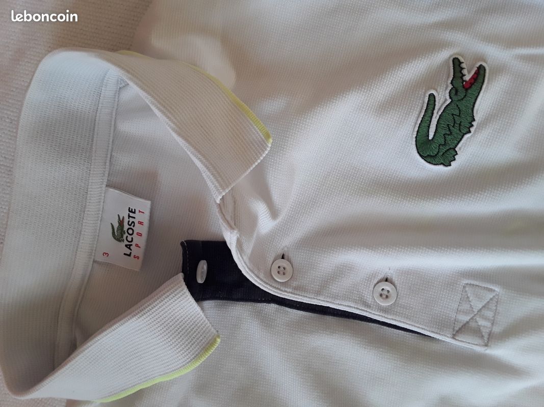 Polo Lacoste Serie Limitee Polo Lacoste Avec Gros Crocodile Série
