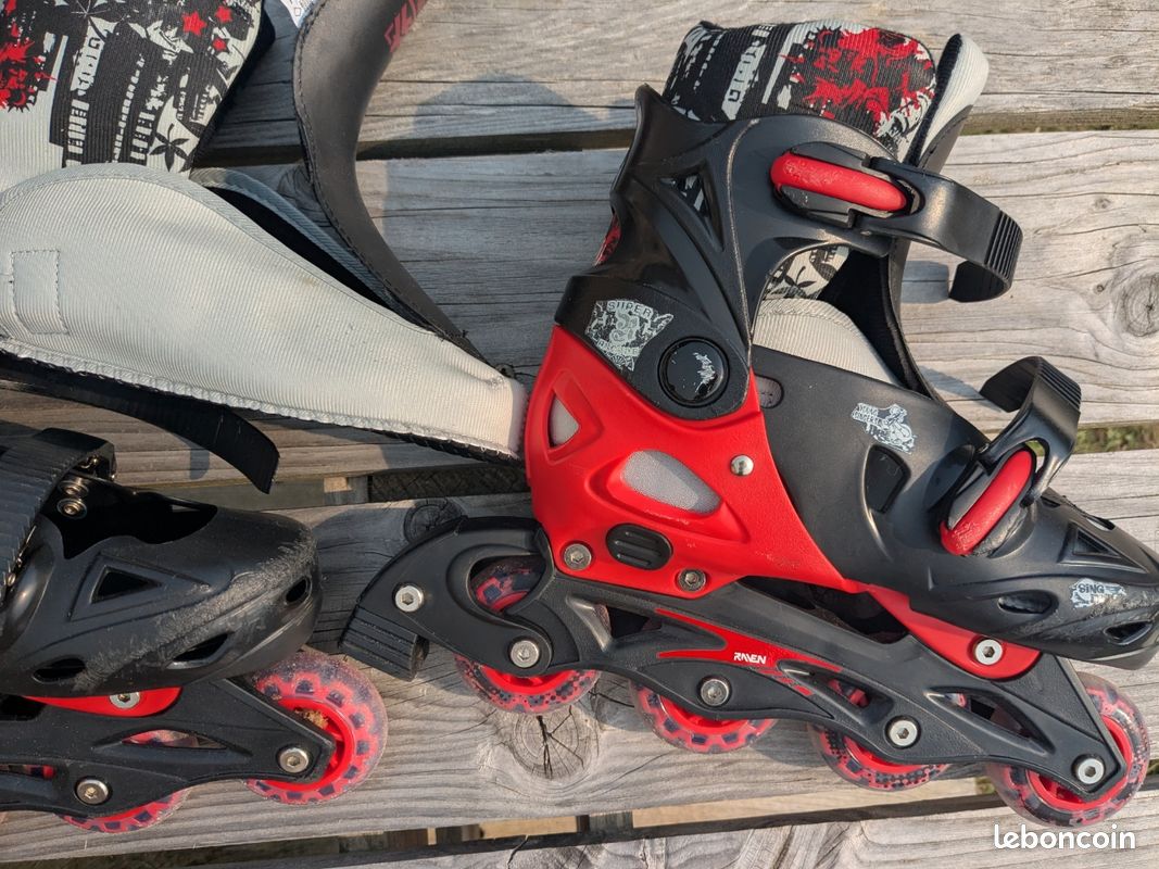 Roller roues ou alignées modulable évolutif 37-40 Sport