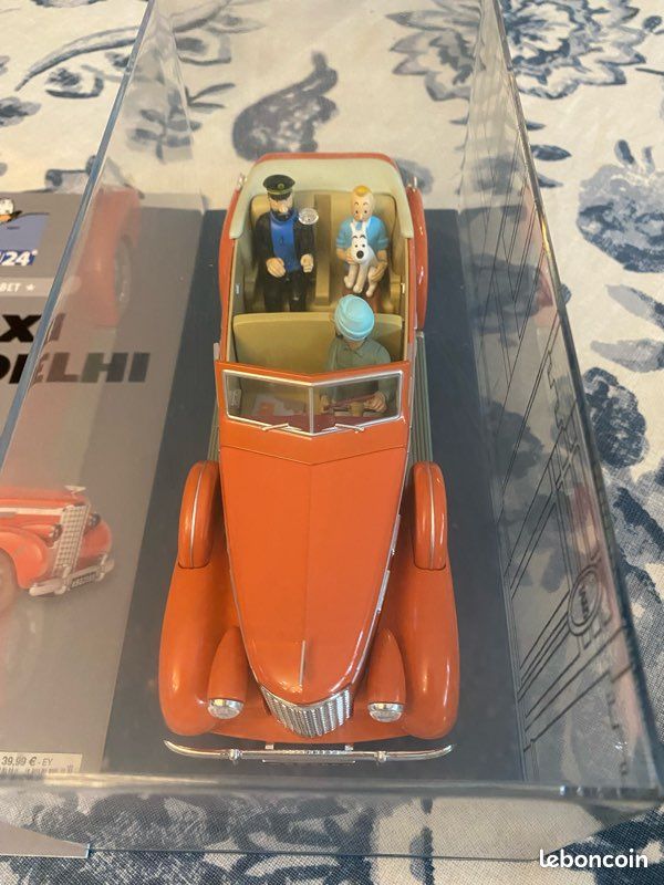 Voiture tintin 1/24 le taxi de New Delhi n3 (image 2)