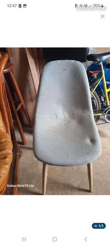 Chaise plus table basse (image 1)